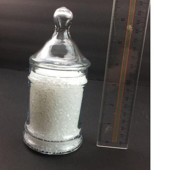 Main Stays 12oz Clear Glass Apothecary Jar Candy Dry Pantry Storage Organize Dec - Picture 5 of 5